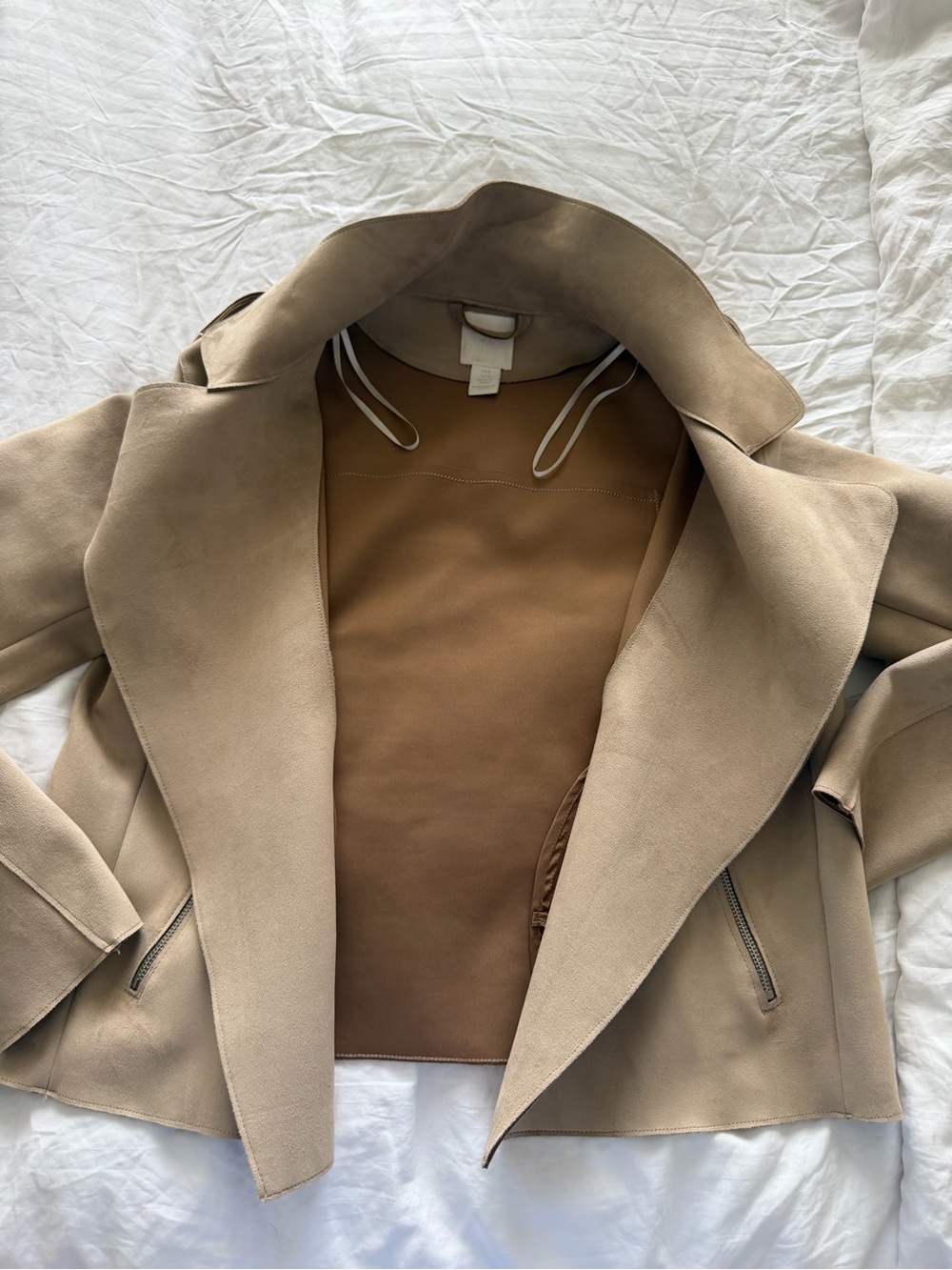 H&M brown Jacket size M - Picture 3 of 4